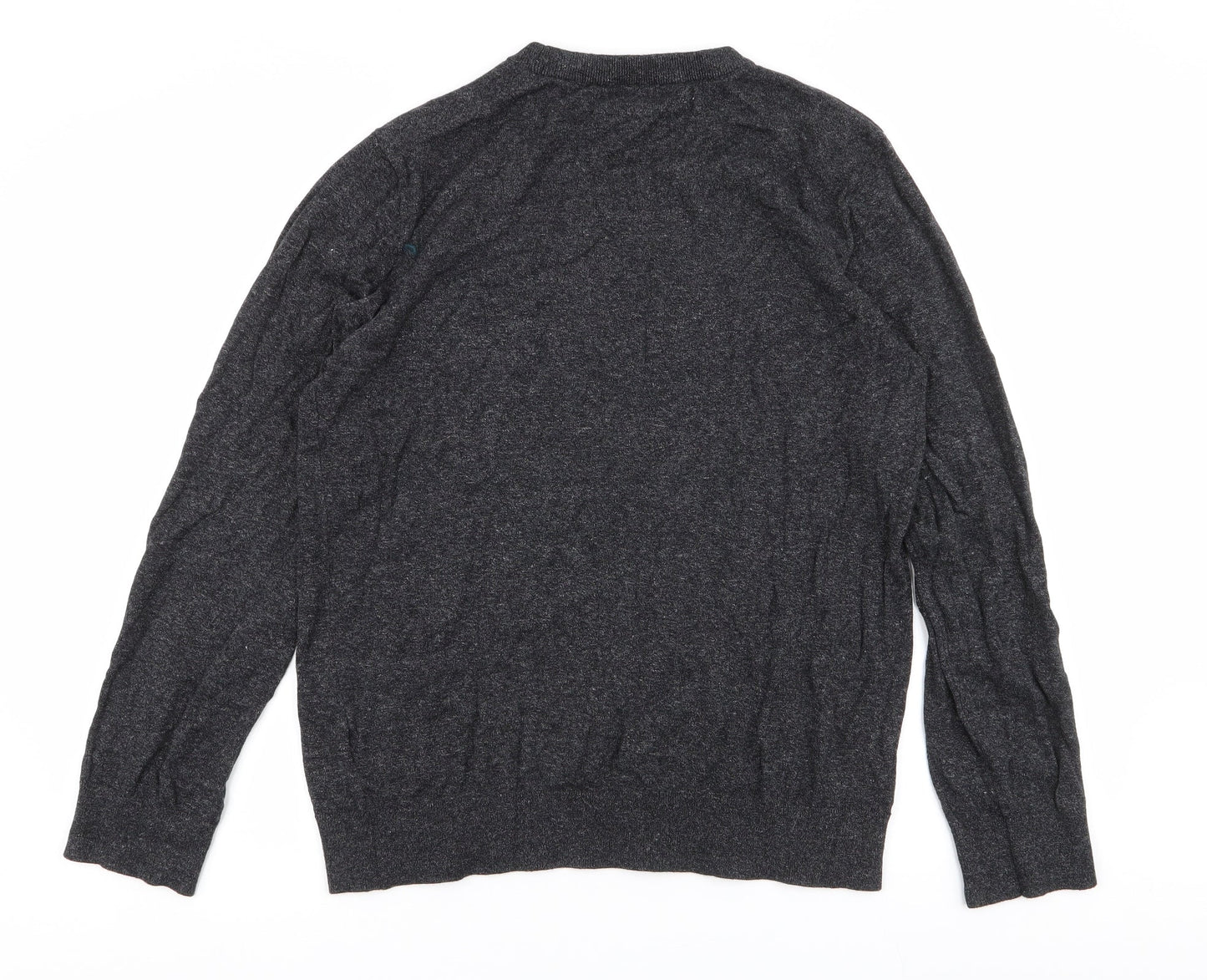 Mens UK Size L H&M Grey Pullover Sweatshirt