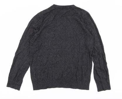 Mens UK Size L H&M Grey Pullover Sweatshirt