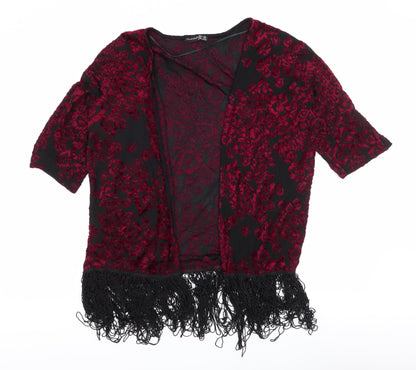 Womens UK Size XS Atmosphere Red Cardigan Jumper