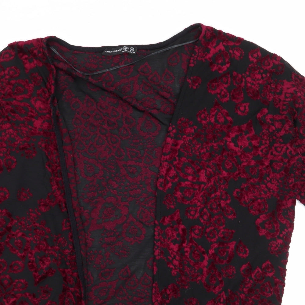Womens UK Size XS Atmosphere Red Cardigan Jumper