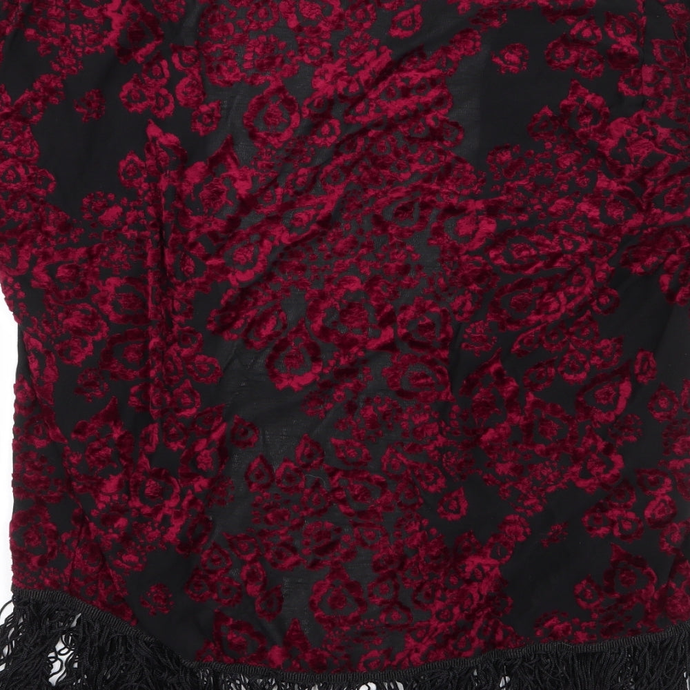 Womens UK Size XS Atmosphere Red Cardigan Jumper