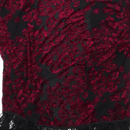 Womens UK Size XS Atmosphere Red Cardigan Jumper