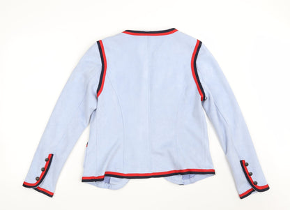 Back view of Chic & Jeune women’s blue jacket, size XL