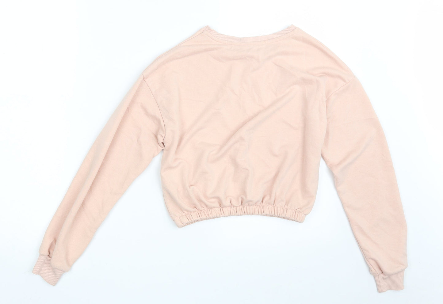 E-vie Girls Pink  Polyester Pullover Sweatshirt Size 11-12 Years   - Stay Strong