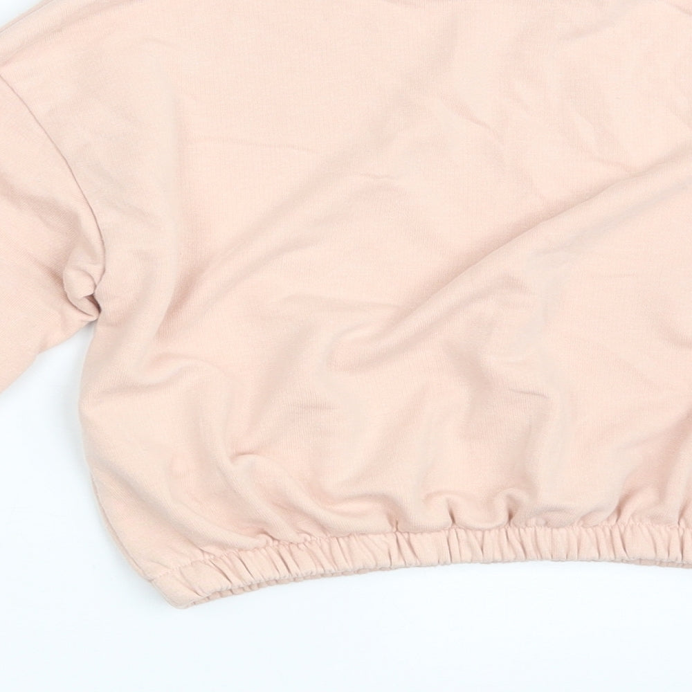 E-vie Girls Pink  Polyester Pullover Sweatshirt Size 11-12 Years   - Stay Strong