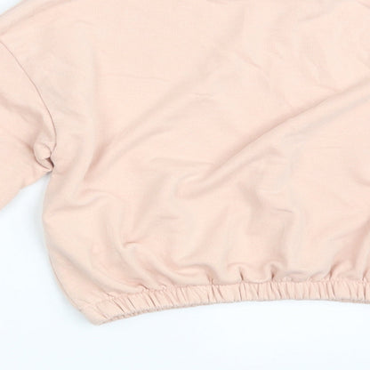 E-vie Girls Pink  Polyester Pullover Sweatshirt Size 11-12 Years   - Stay Strong