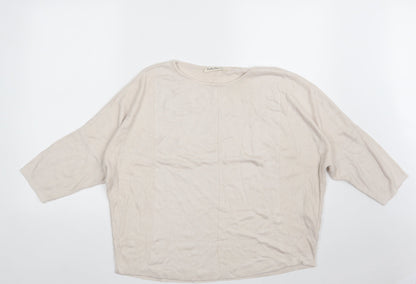 Womens UK Size 18 Betty Barclay Beige Pullover Jumper