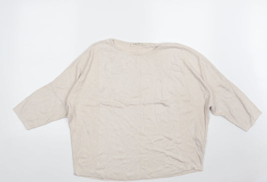 Womens UK Size 18 Betty Barclay Beige Pullover Jumper