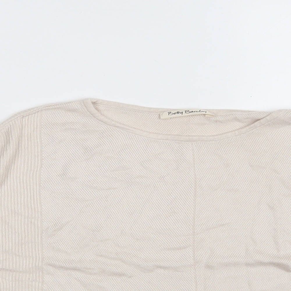 Womens UK Size 18 Betty Barclay Beige Pullover Jumper