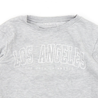 Primark Boys Grey  Cotton Pullover Sweatshirt Size 9-10 Years  Pullover - Los Angeles