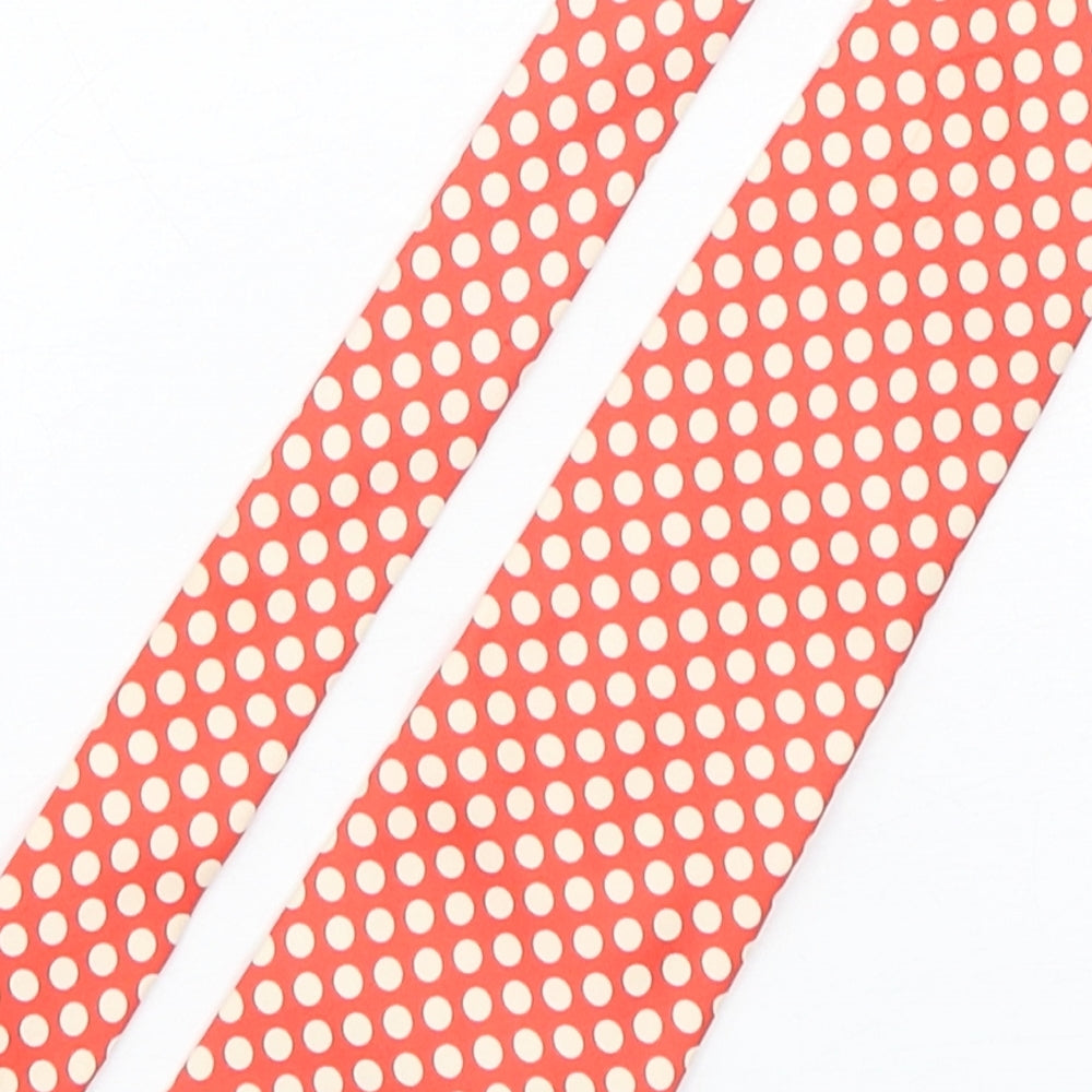Preworn Mens Multicoloured Polka Dot Silk Pointed Tie One Size