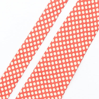 Preworn Mens Multicoloured Polka Dot Silk Pointed Tie One Size