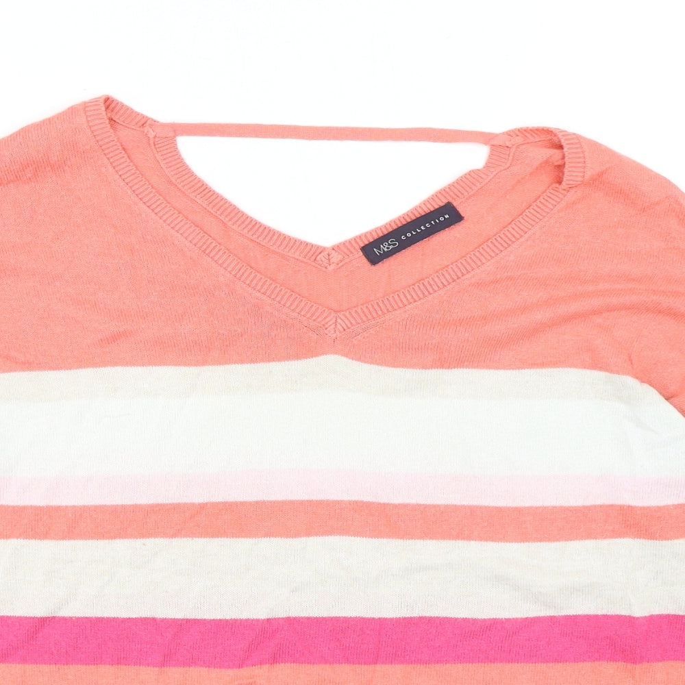 Womens UK Size 10 Marks and Spencer Multicoloured Pullover Jumper