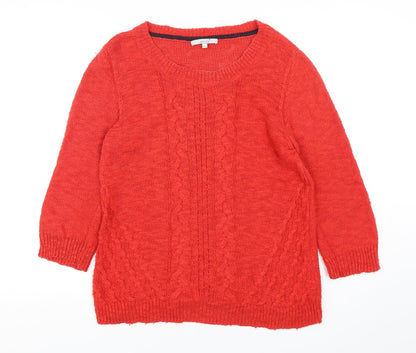 Womens UK Size 12 Per Una Red Pullover Jumper