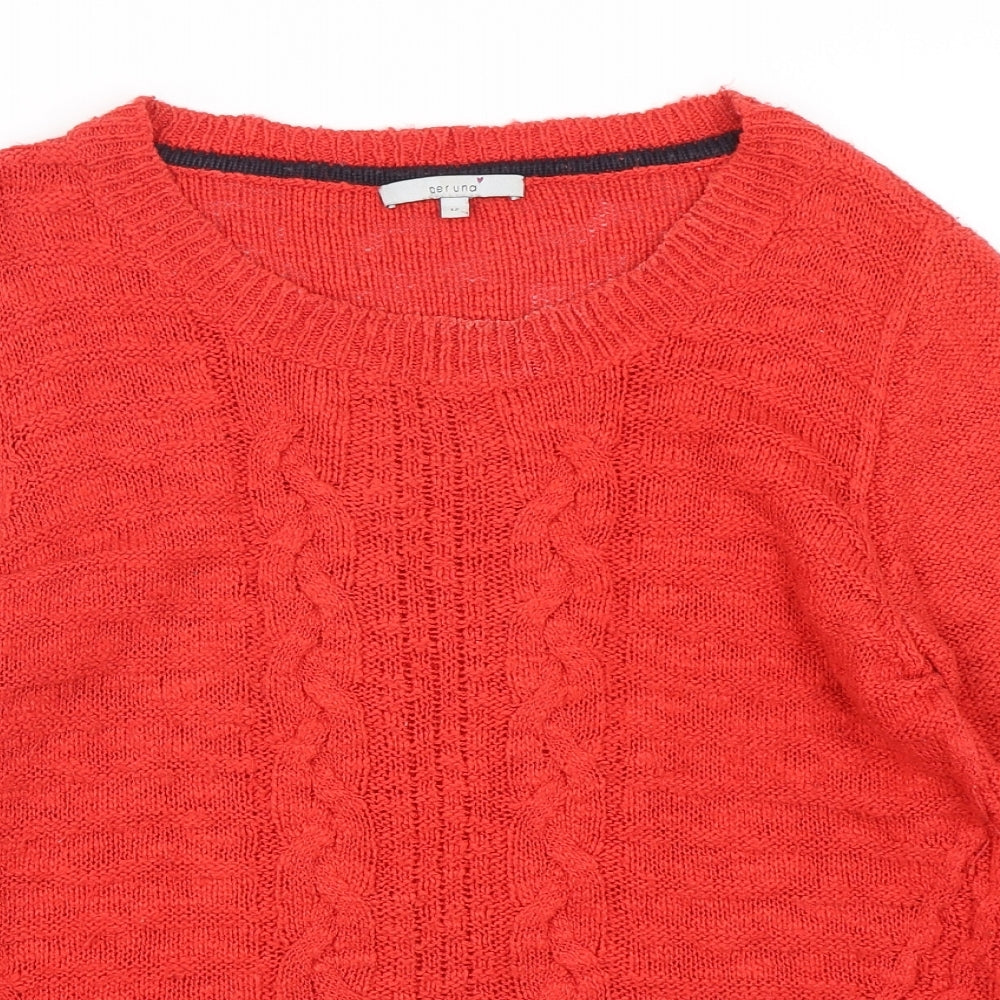 Womens UK Size 12 Per Una Red Pullover Jumper