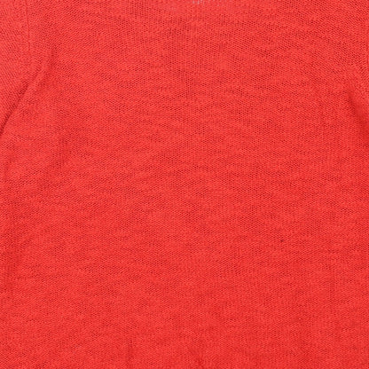 Womens UK Size 12 Per Una Red Pullover Jumper