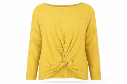 Womens UK Size 8 New Look Yellow Pullover Jumper