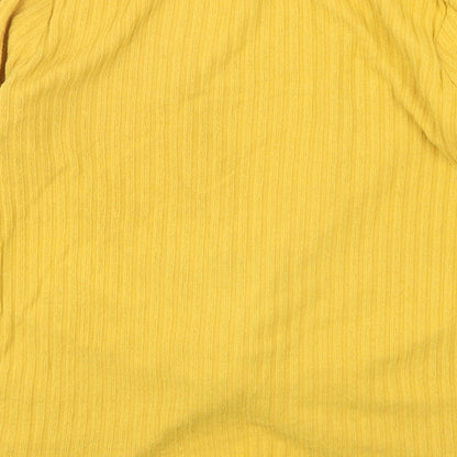 Womens UK Size 8 New Look Yellow Pullover Jumper