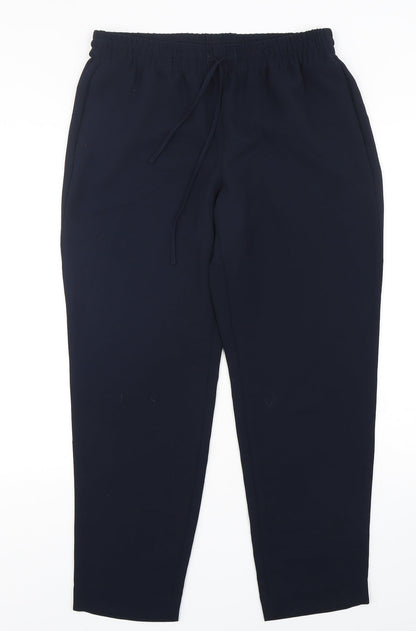 Womens UK Size M Talbots Regular Fit  Blue Trousers