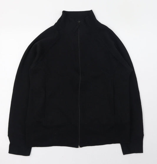 Womens UK Size 8 Bonmarché Black Full Zip Jumper
