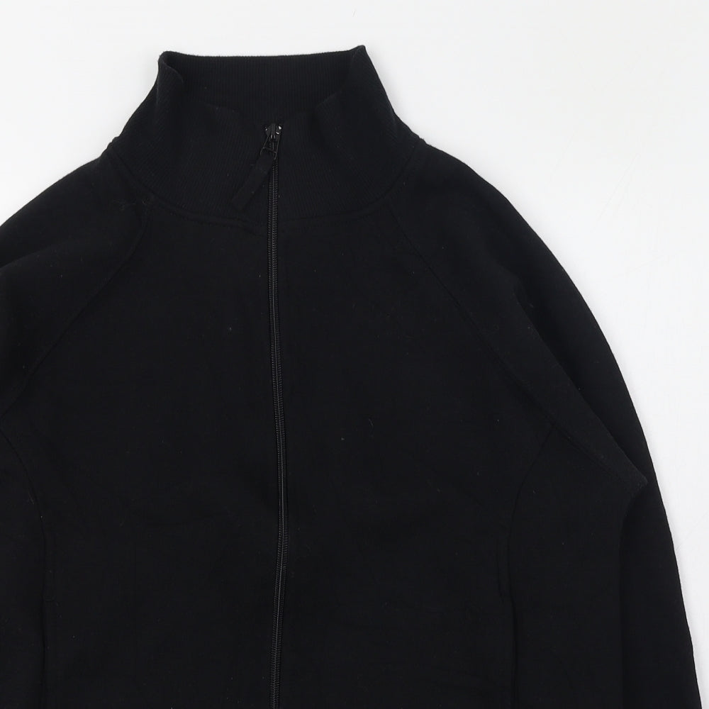 Womens UK Size 8 Bonmarché Black Full Zip Jumper