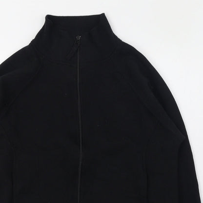 Womens UK Size 8 Bonmarché Black Full Zip Jumper