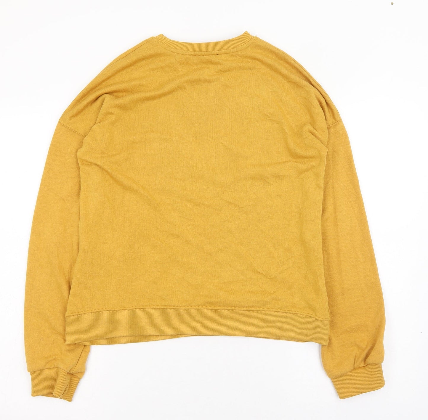 Womens UK Size 8 New Look Yellow Pullover Jumper