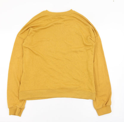 Womens UK Size 8 New Look Yellow Pullover Jumper