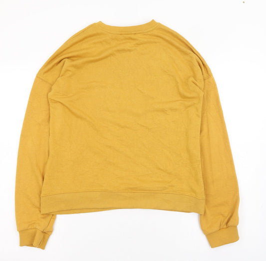 Womens UK Size 8 New Look Yellow Pullover Jumper