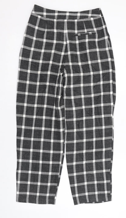 Womens UK Size 6 Light Before Dark Regular Fit Carrot Grey Trousers