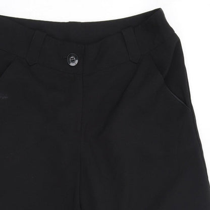 Dorothy Perkins Womens Black  Polyester Bermuda Shorts Size 8 L12 in Regular Zip