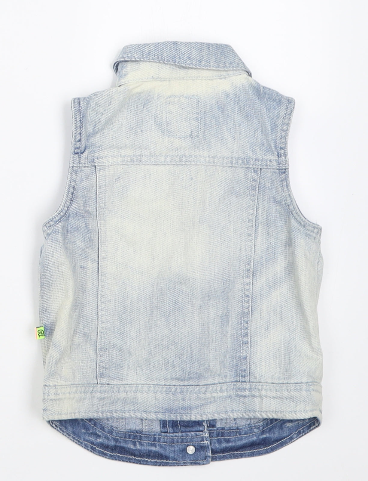 Reporter Girls Blue   Gilet Jacket Size 7 Years  Button