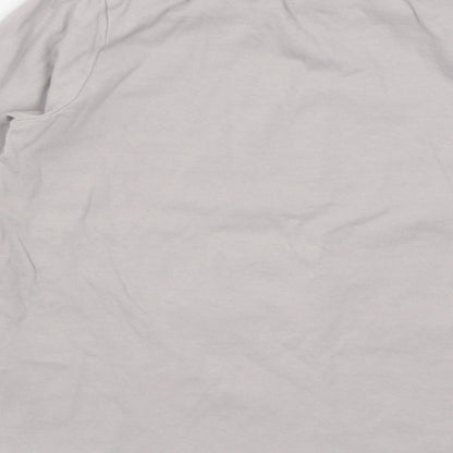 LITTLE KIDS Girls Grey  Cotton Basic Casual Size 8 Years Crew Neck Pullover - wear your tutu and dance