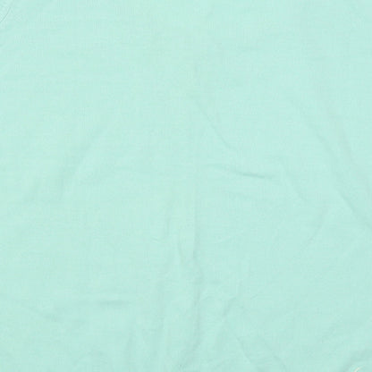 EWM Womens Green  Acrylic Basic T-Shirt Size 18 Crew Neck - 18-20 size