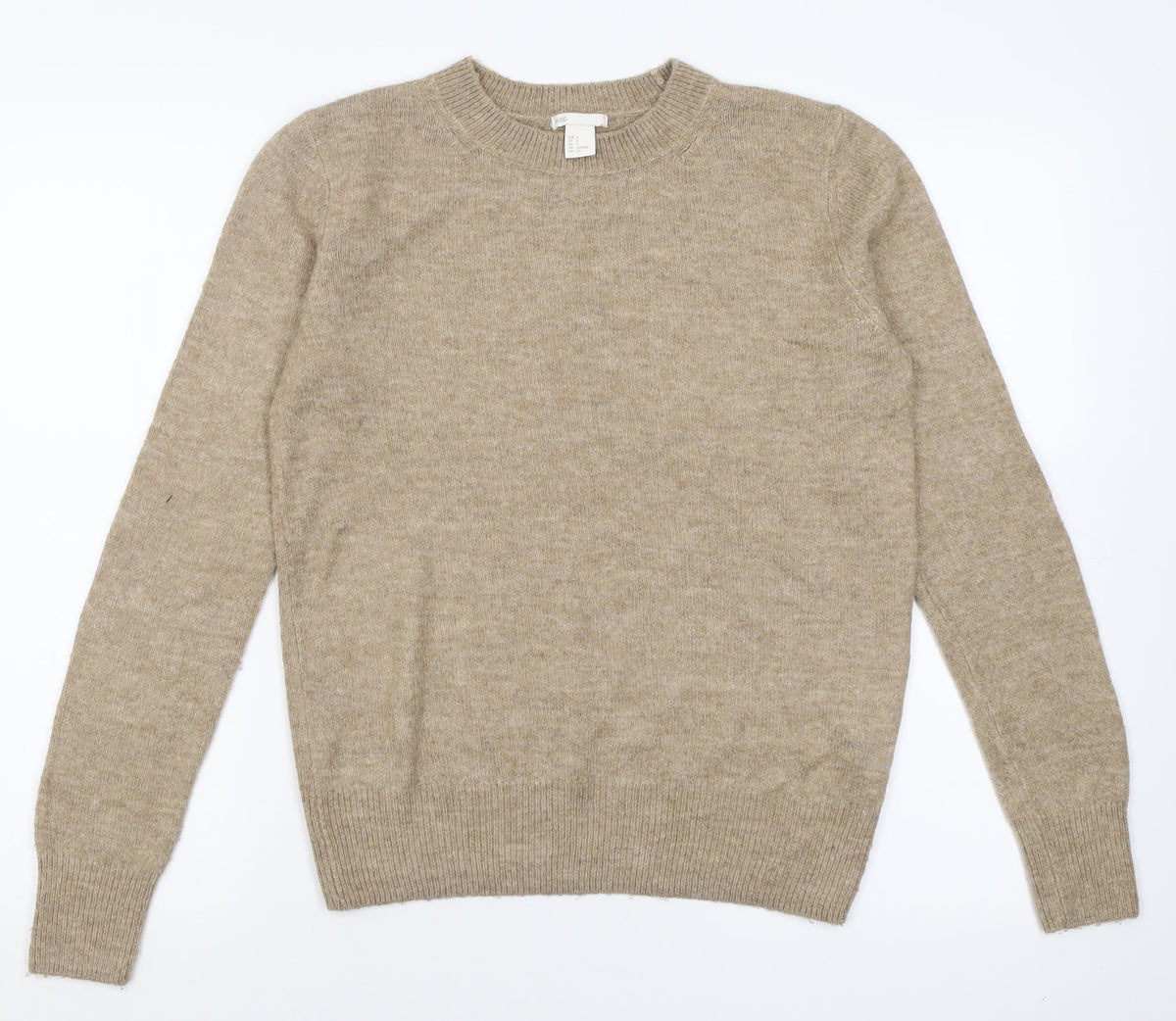 Womens UK Size S H&M Brown Pullover Jumper