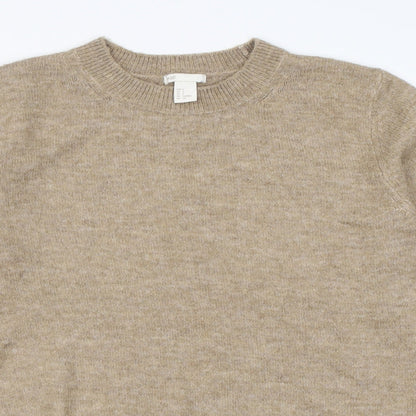Womens UK Size S H&M Brown Pullover Jumper