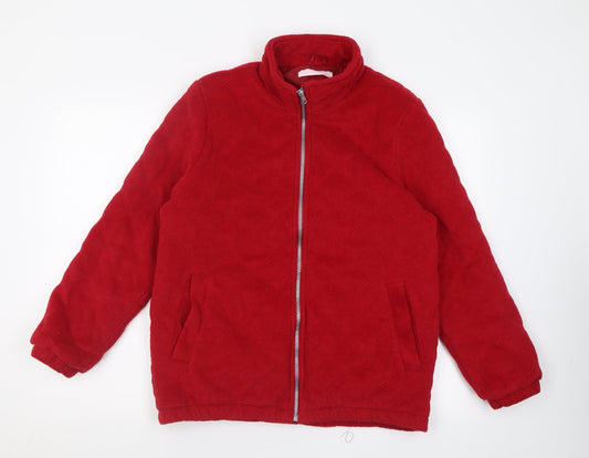 Womens UK Size S Casual Comfort Red Jacket