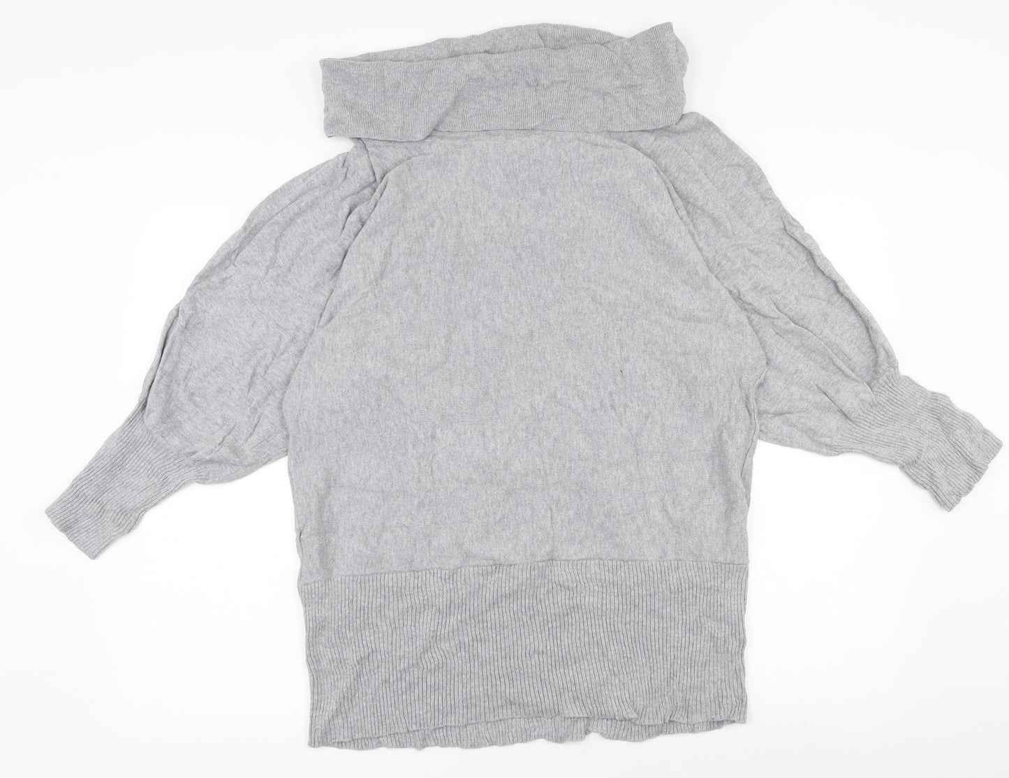 Womens UK Size 10 MARBLE Grey Pullover Jumper