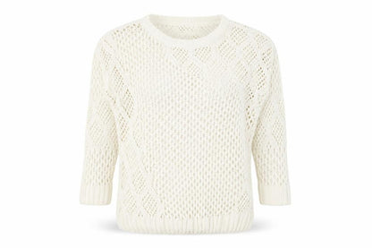 Womens UK Size 14 George Ivory Pullover Jumper