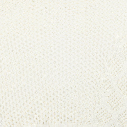 George Womens Ivory Scoop Neck  Acrylic Pullover Jumper Size 14