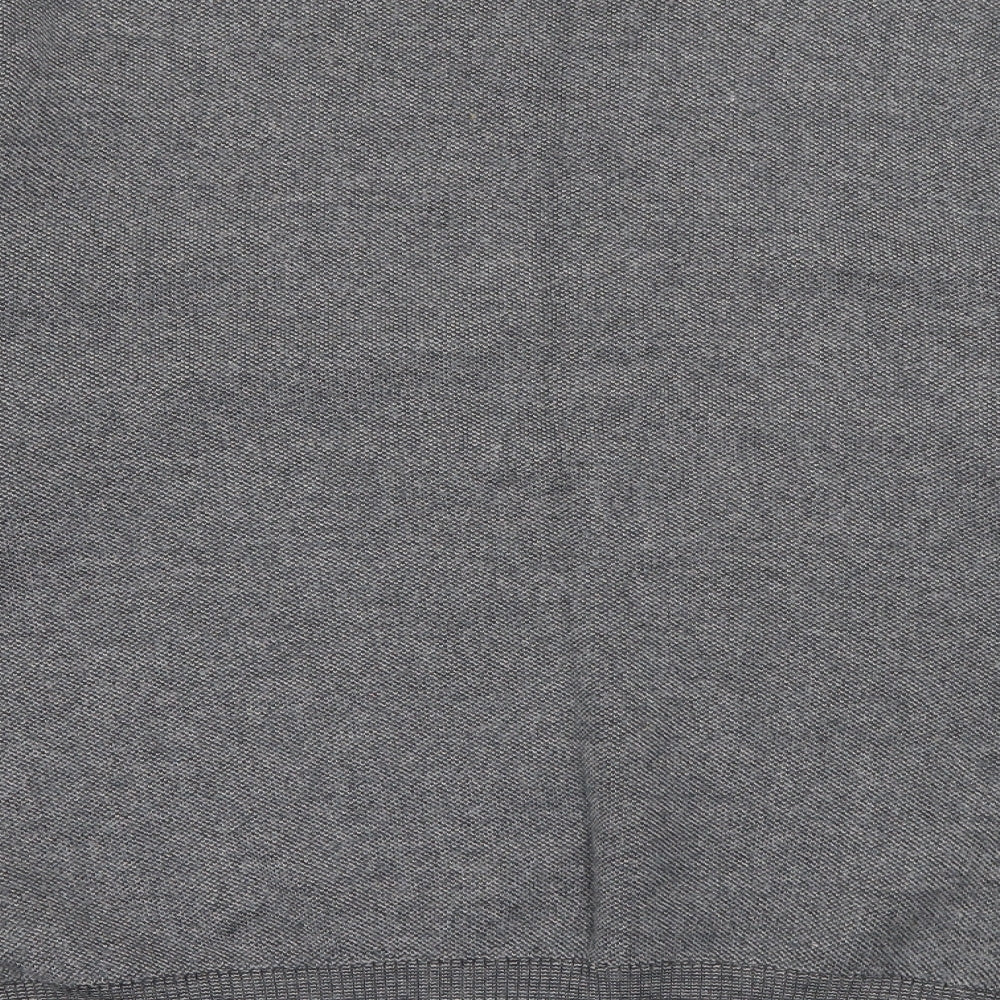 Marks and Spencer Mens Grey V-Neck  Acrylic Pullover Jumper Size L