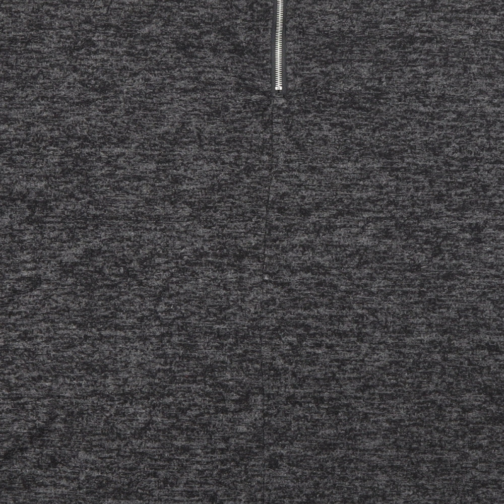 Primark Womens Grey Round Neck  Polyester Pullover Jumper Size M