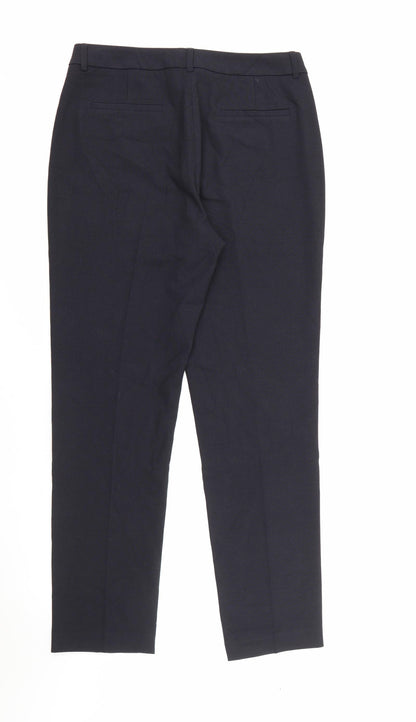 Womens UK Size 12 CC Regular Fit Carrot Blue Trousers