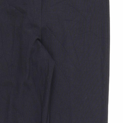 Womens UK Size 12 CC Regular Fit Carrot Blue Trousers