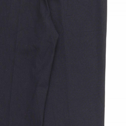Womens UK Size 12 CC Regular Fit Carrot Blue Trousers