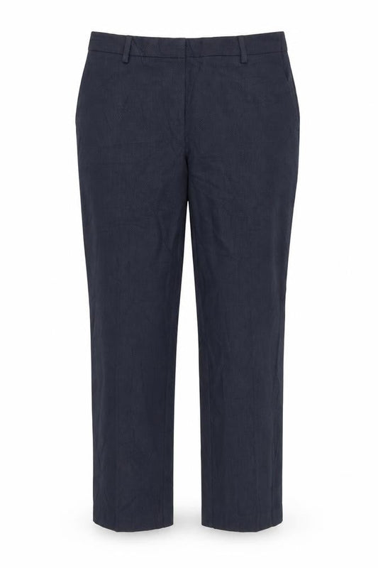 Womens UK Size 12 Marks and Spencer Regular Fit Carrot Blue Trousers