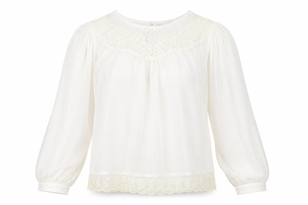 Womens UK Size 10 Atmosphere Ivory Basic Button-Up