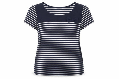 Womens UK Size 14 Arista Blue Basic T-Shirt