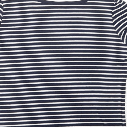 Womens UK Size 14 Arista Blue Basic T-Shirt