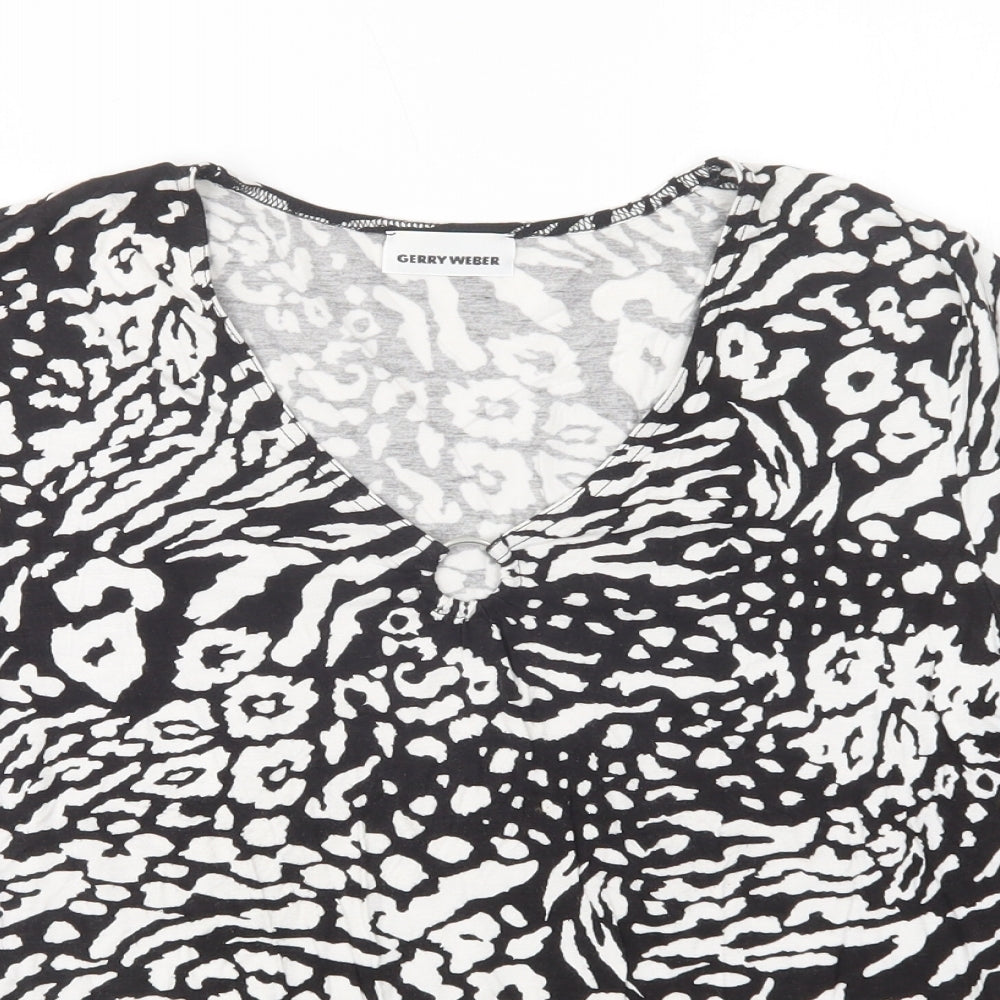 Womens UK Size 14 Gerry Weber Black Basic Blouse
